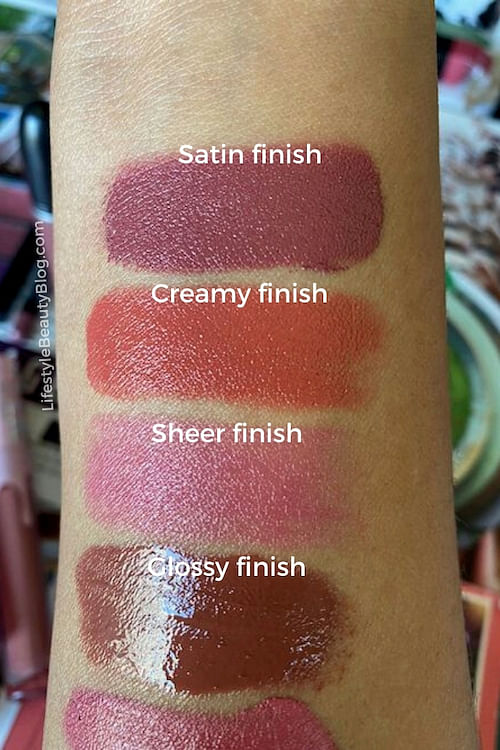 satin finish lipstick meaning